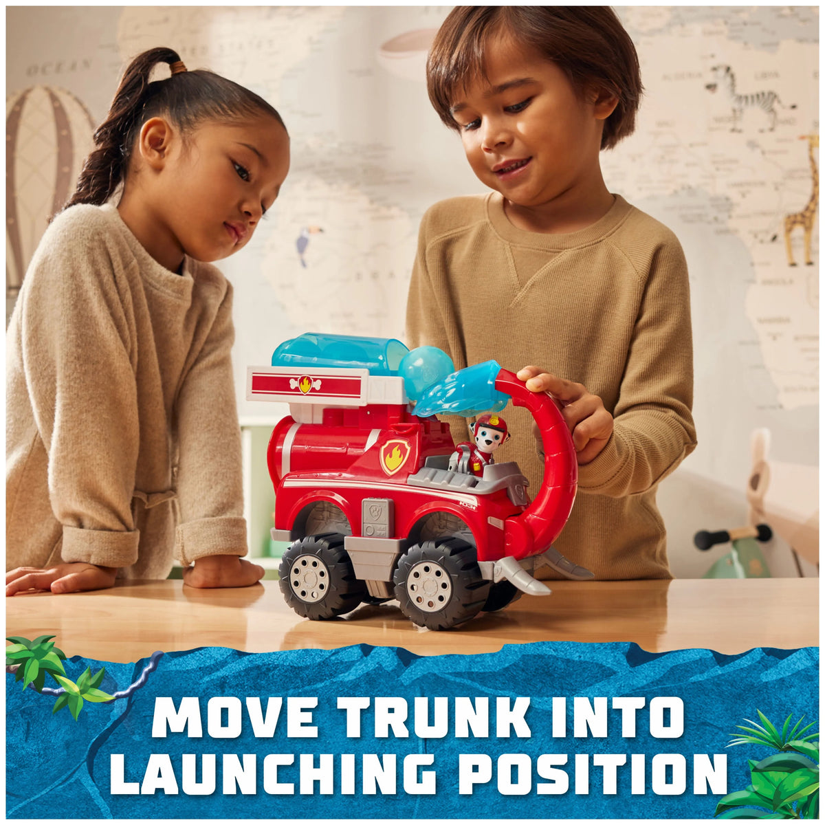 Elephant Firetruck with Figure X1260