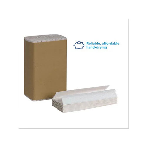 Blue Basic C-Fold Paper Towel 10 1/4 x 13 1/4 White 240/Pack S76984