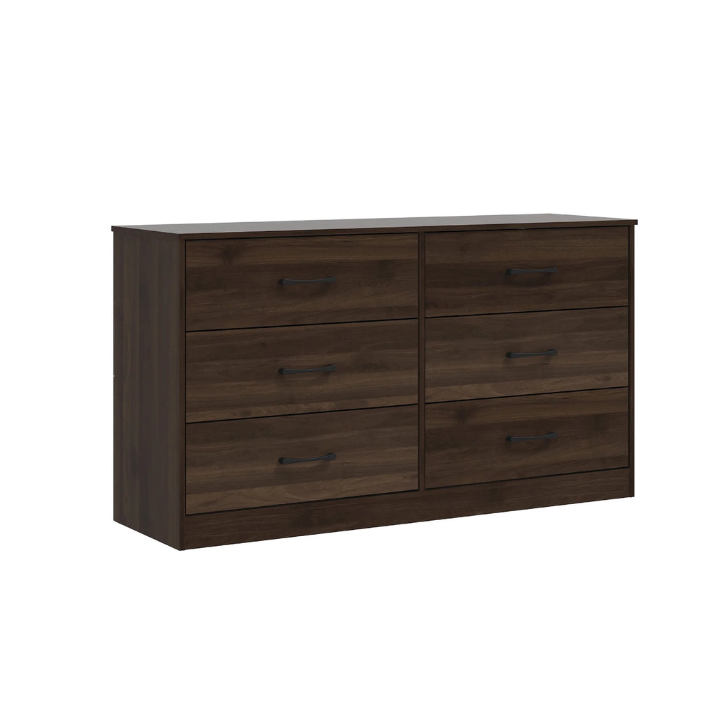 6 Drawer Dark Walnut Dresser R797325
