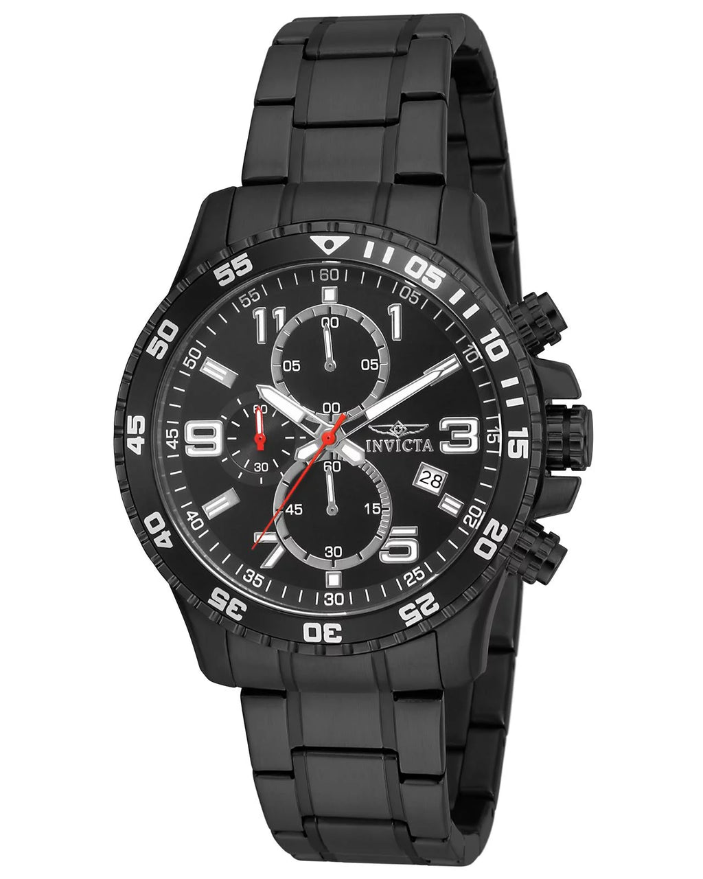 Black Dial Multifunction Quartz Watch I84567