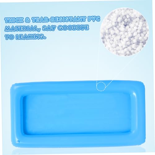 1 Set Inflatable Pool Serving Bar and Mesh Food Tent Set with Drain Plug Q5872
