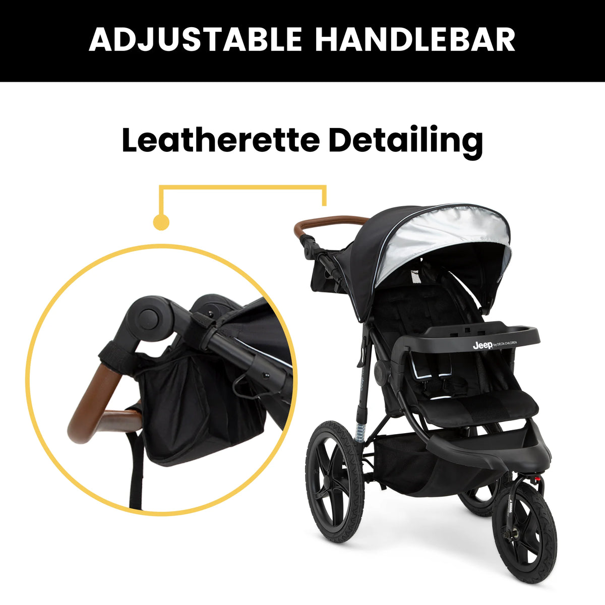 Black Jogging Stroller M2467
