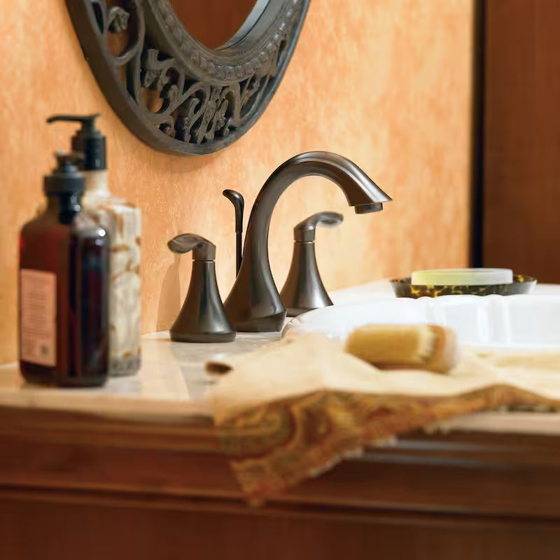 Oil Rubbed Bronze 2-Handle Bathroom Faucet Trim Kit V898914