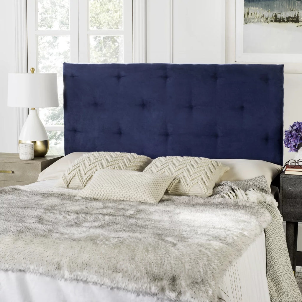 Navy Queen Tufted Headboard Q63331
