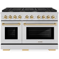 48 6.7 cu. ft. Double Oven Gas Range Stainless Steel Q8841