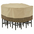 Large Round Patio Table & Chairs Cover D608