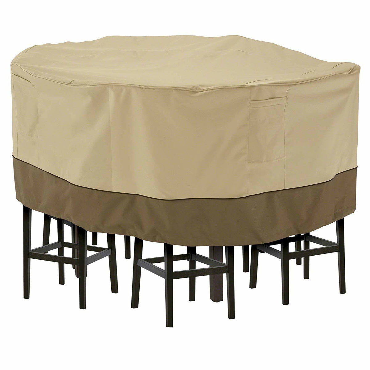 Large Round Patio Table & Chairs Cover D608