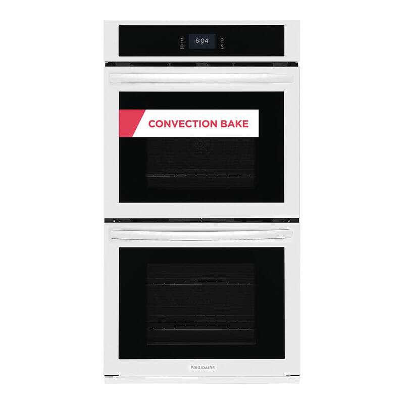 Double Electric Built-In Wall Oven with Convection in White S9005