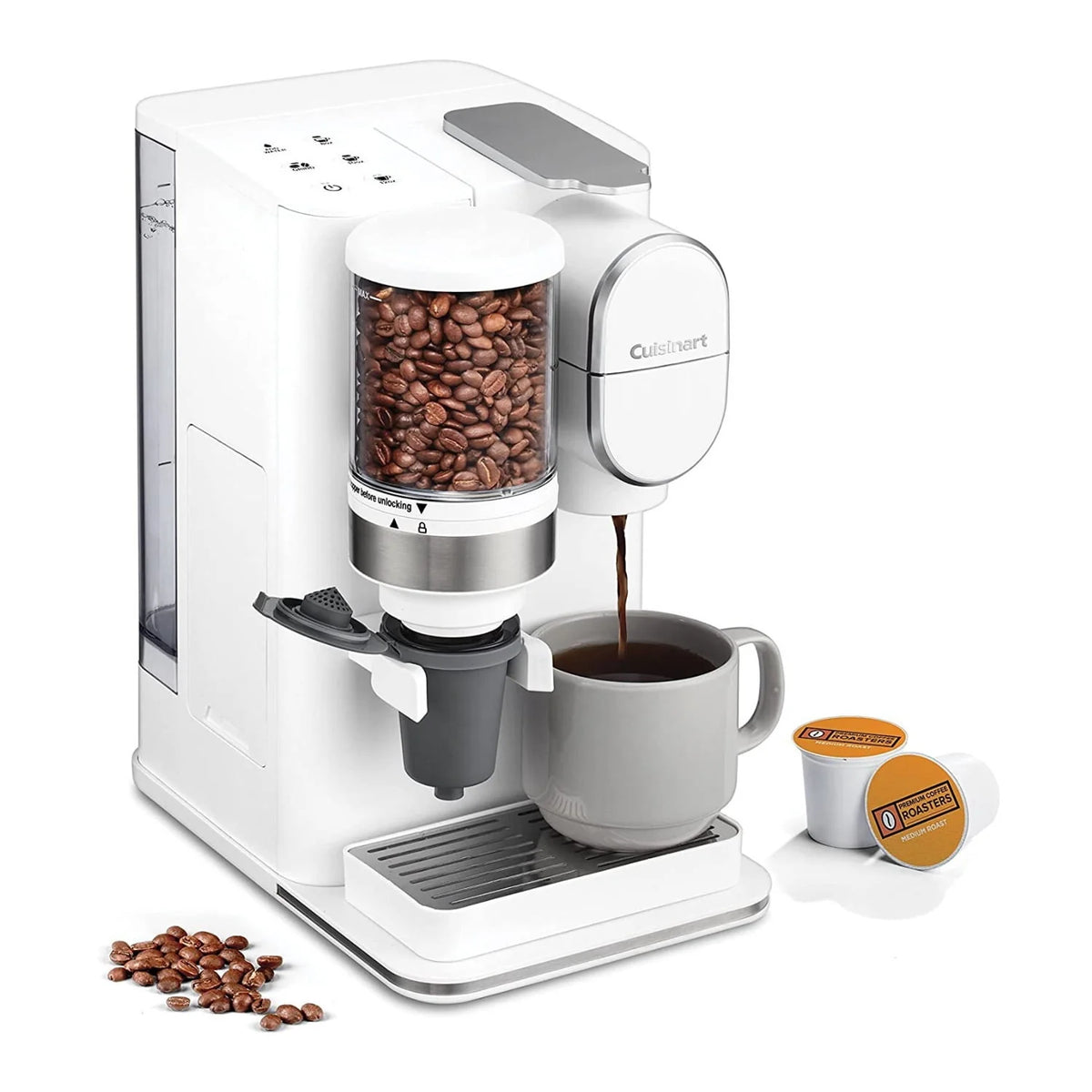 Conical Burr Grind and Brew Single-Serve Coffeemaker H4358