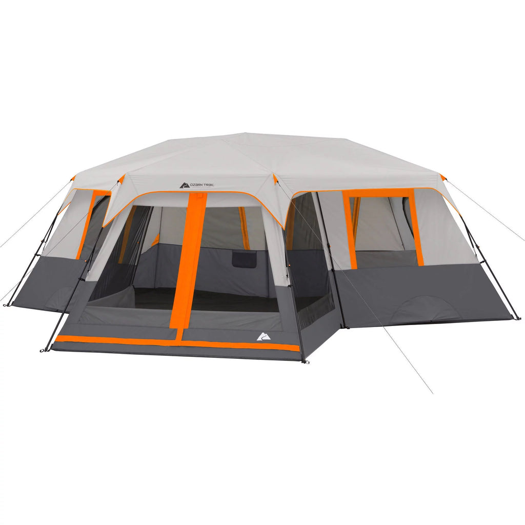 20' x 18' 12-Person 3-Room Instant Cabin Tent with Screen Room E532310