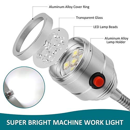 Magnetic LED Work Light with Flexible Gooseneck M1229