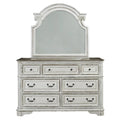 White Dresser & Mirror Y9240