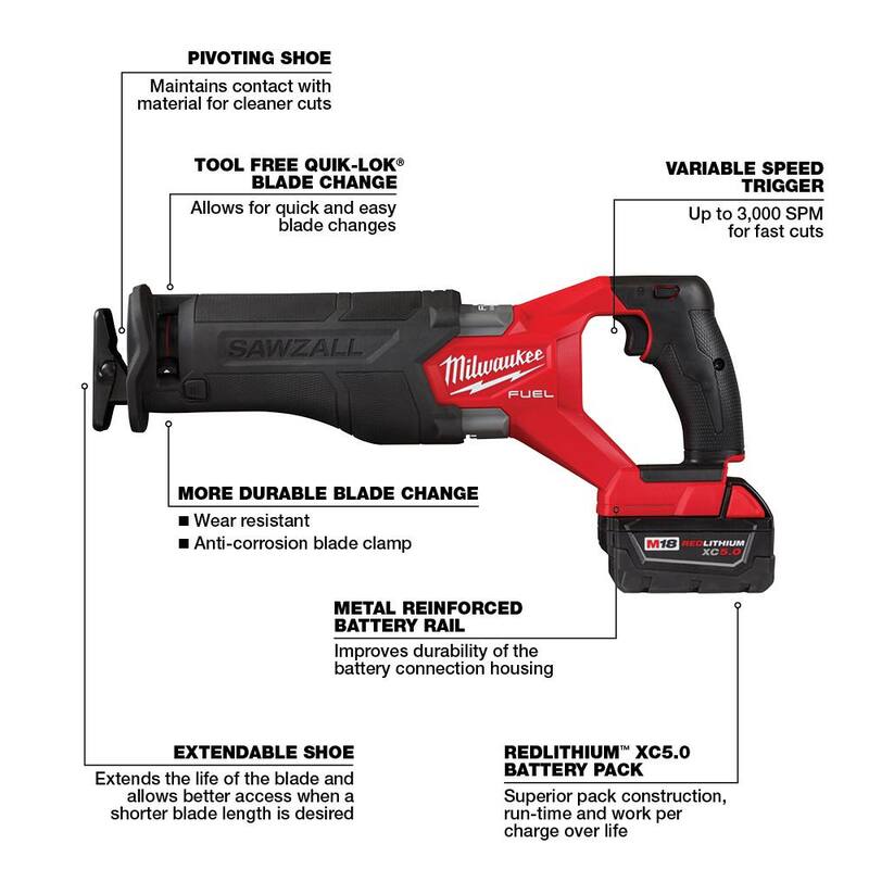 18-Volt Lithium-Ion Brushless Cordless Reciprocating Saw Kit with Hex Impact Driver Z392