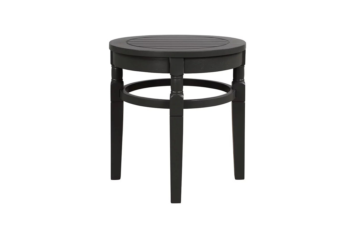 Black Round Side Table V797