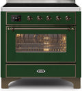 Emerald Green Induction Range with Electric Oven P122022