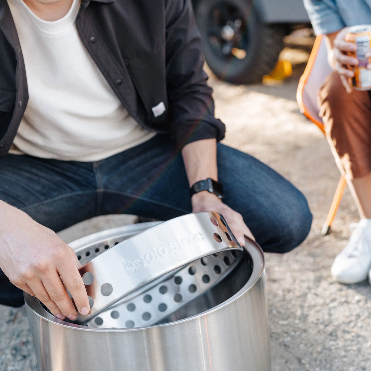 Smokeless Fire Pit with Stand H745
