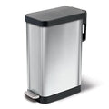 45 Liter Stainless Steel Slim Trash Can with Soft Close Lid R49077