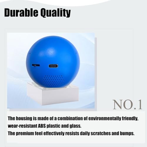 Black USB Rechargeable Memory Sphere Lamp V9528