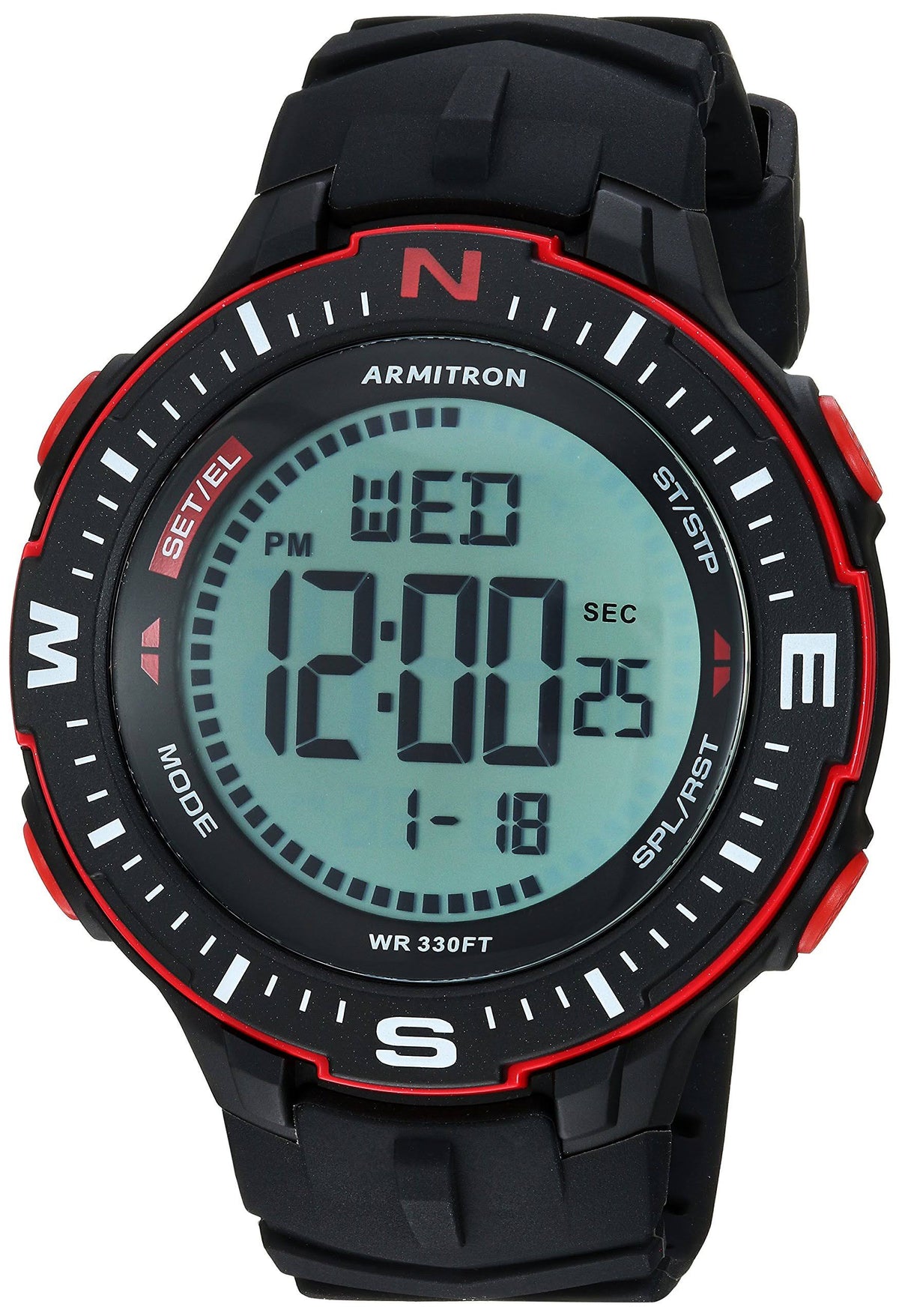 Men's Digital Chronograph Watch Black Y779990
