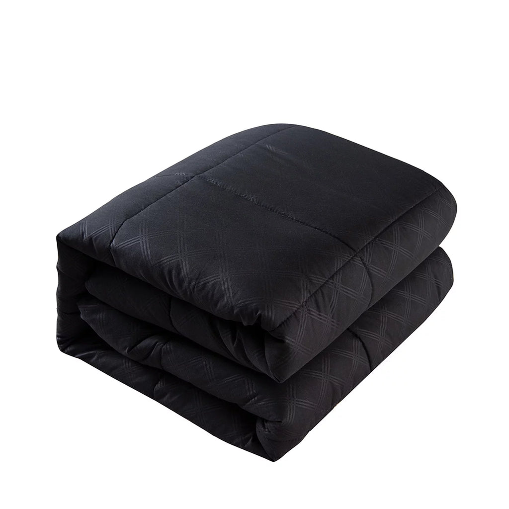 10 Piece Black King Bed in a Bag Comforter Set G7785