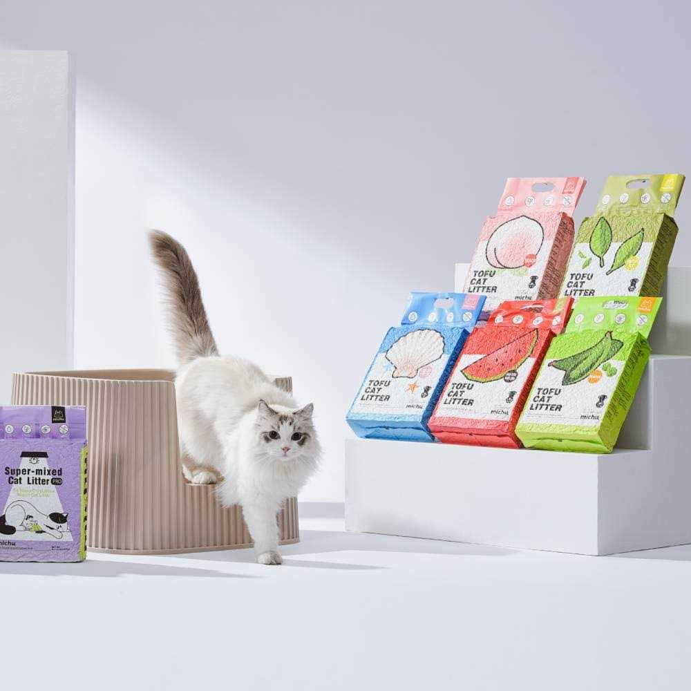 Natural Clumping Tofu Cat Litter 5.5lb V247590
