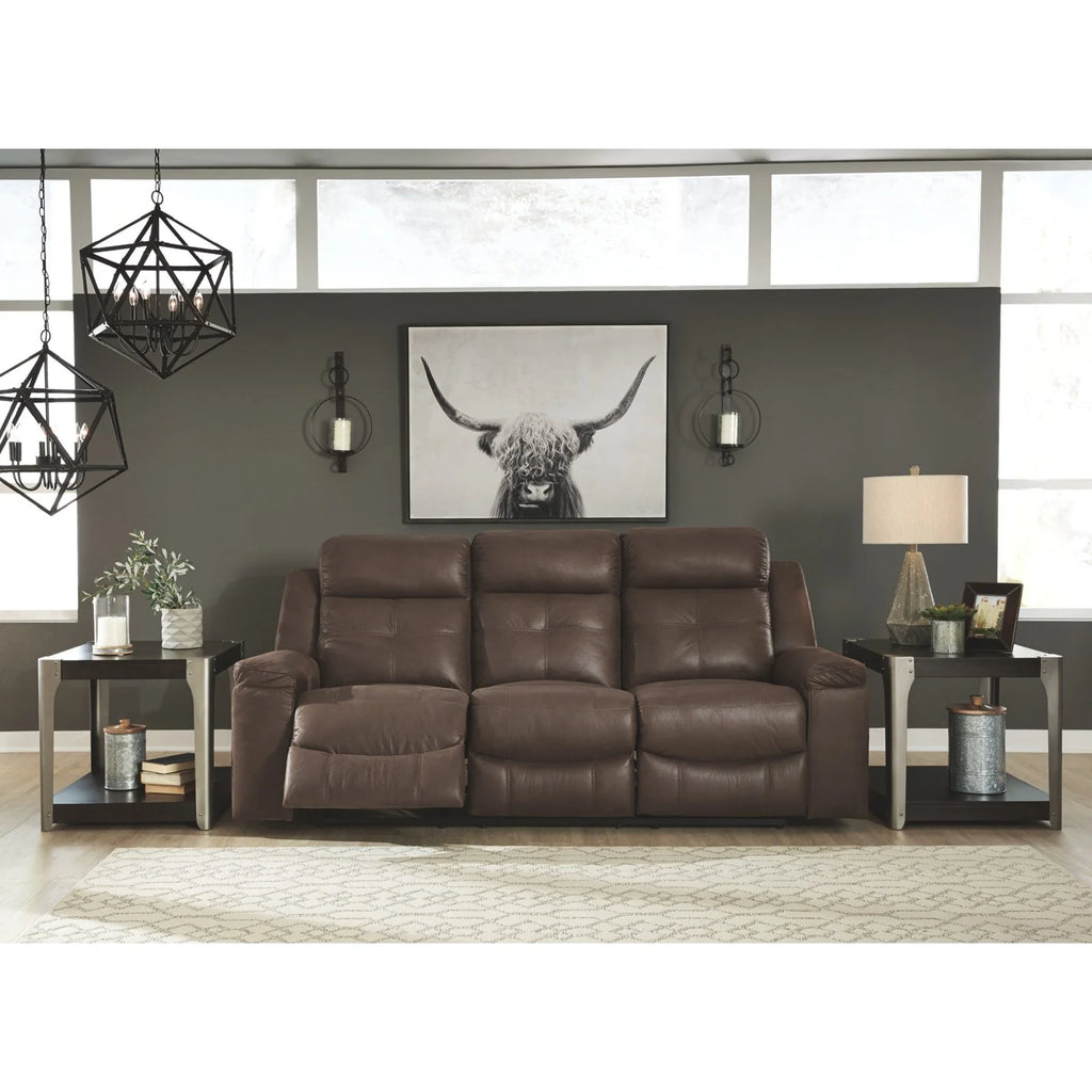 Dark Gray Reclining Sofa C7733