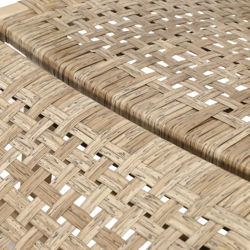 Acacia Wood Outdoor Lounge Chair Set of 2 Light Brown V274748