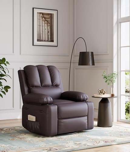 Oversized Grey Recliner Chair with Heat and Massage T2981