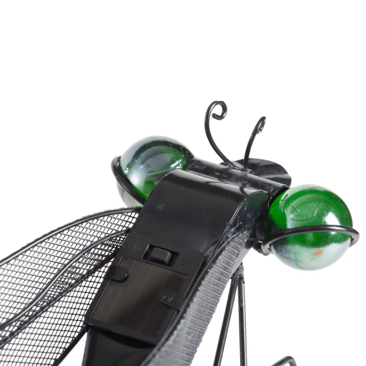 Night Black and Green Dragonfly Shaped Decorative Figurine U507