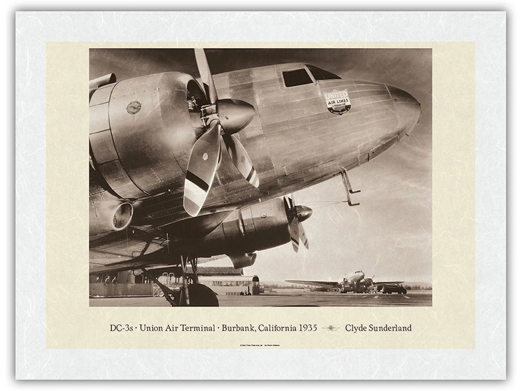 Vintage Aviation Poster 18 x 24 in T45173