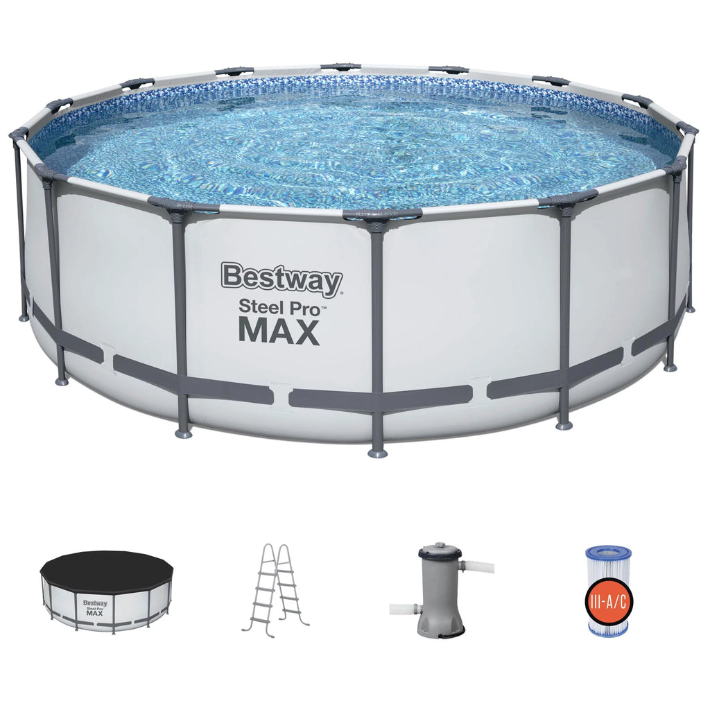 14' x 48" Round Above Ground Swimming Pool Set O12076