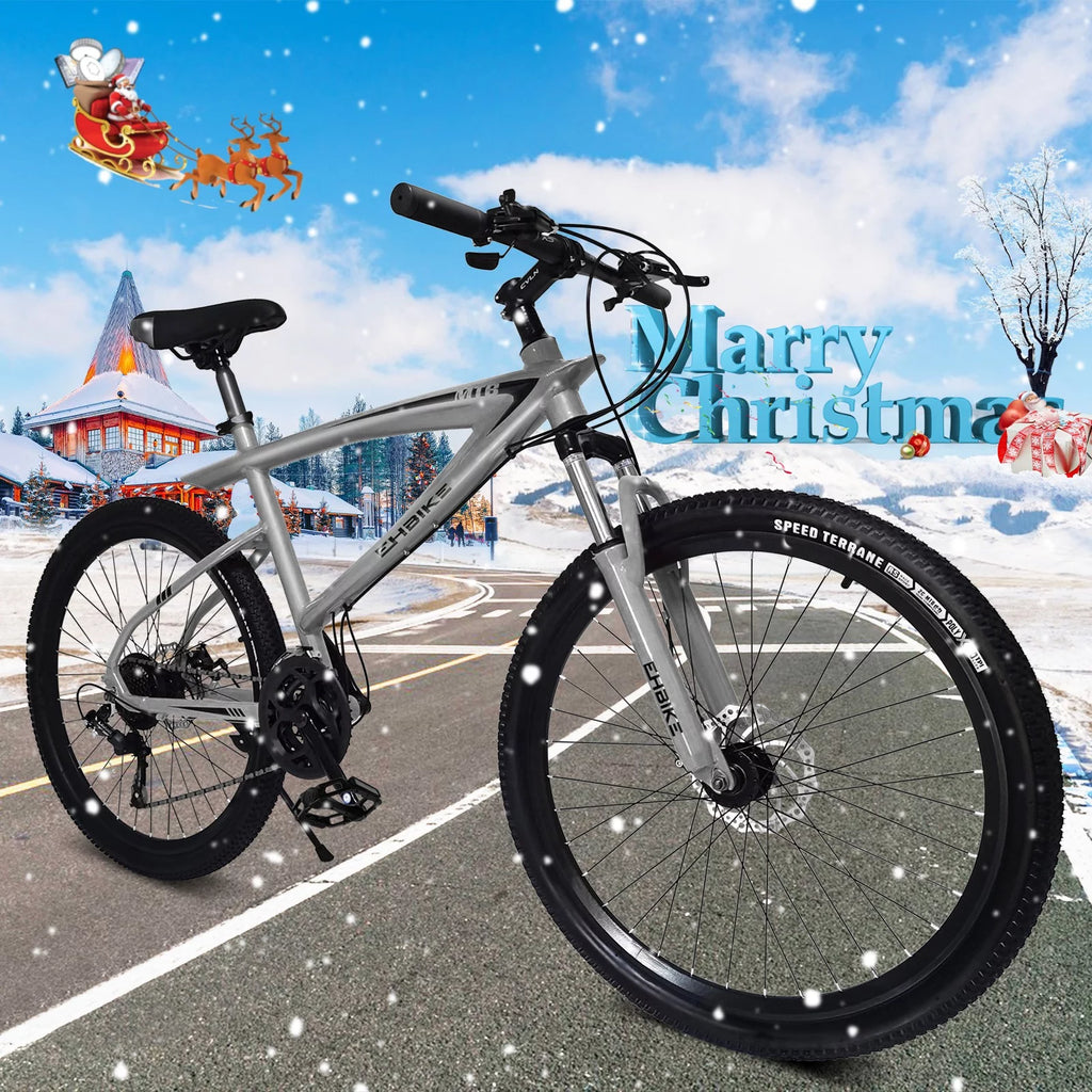 26-Inch Wheels 21-Speed Aluminum Alloy Frame Mountain Bike O926849