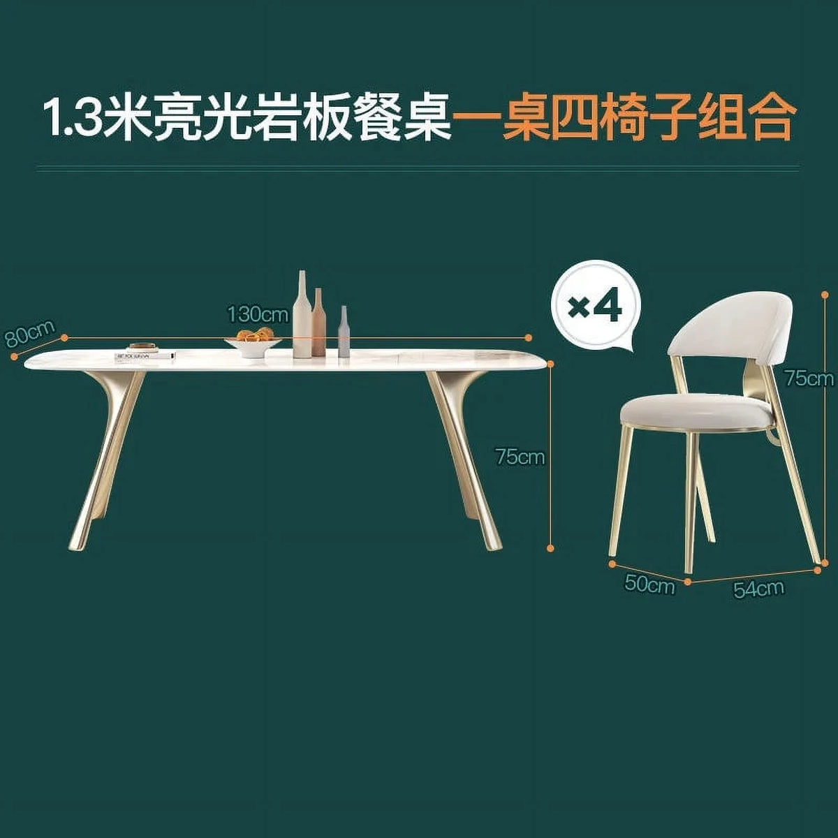 Modern Dining Tables Console Coffee Tables Gold G463128