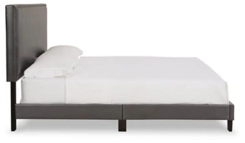 King Upholstered Bed Gray P14588