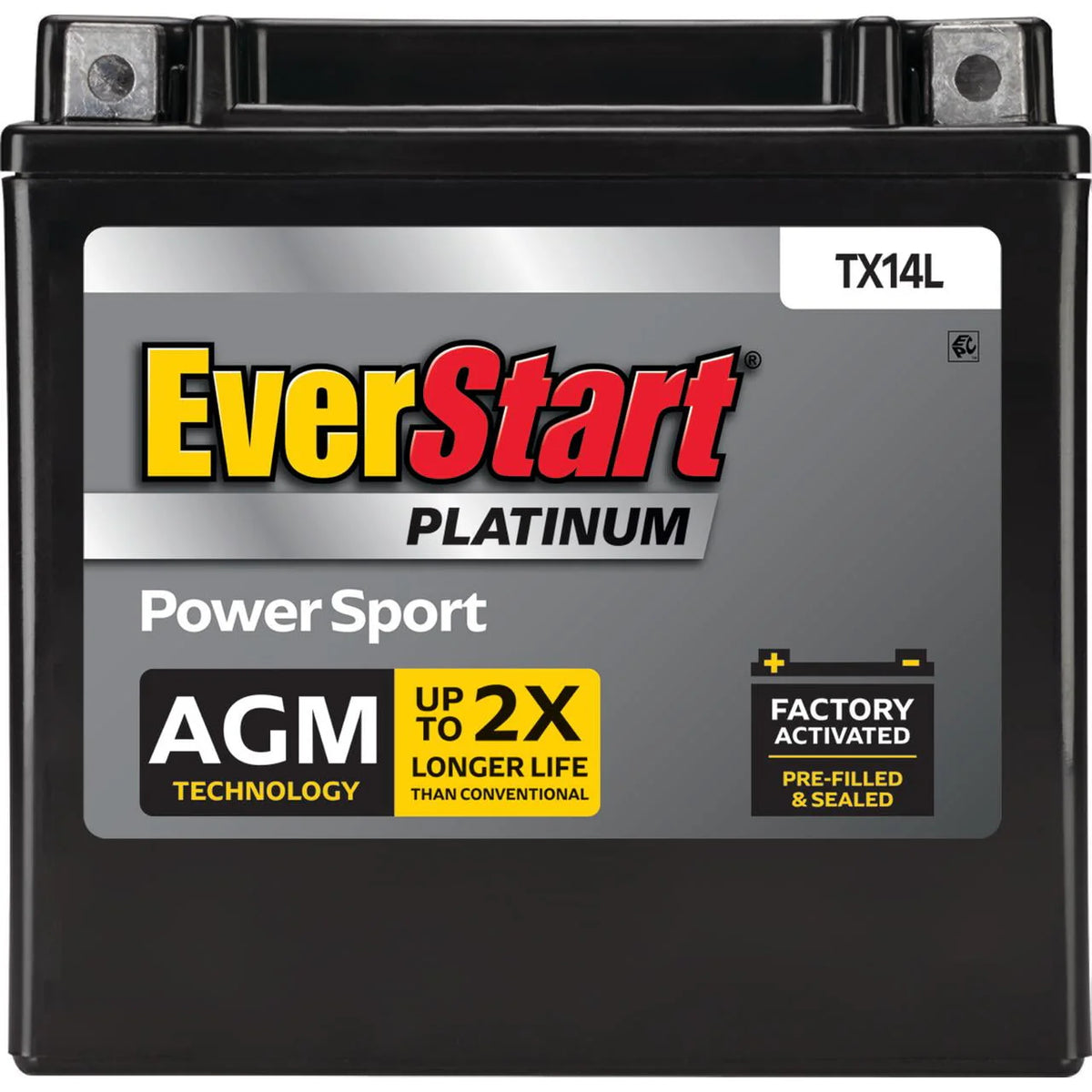 AGM Power Sport Battery Group Size TX14L 12 Volt 200 CCA Y76232
