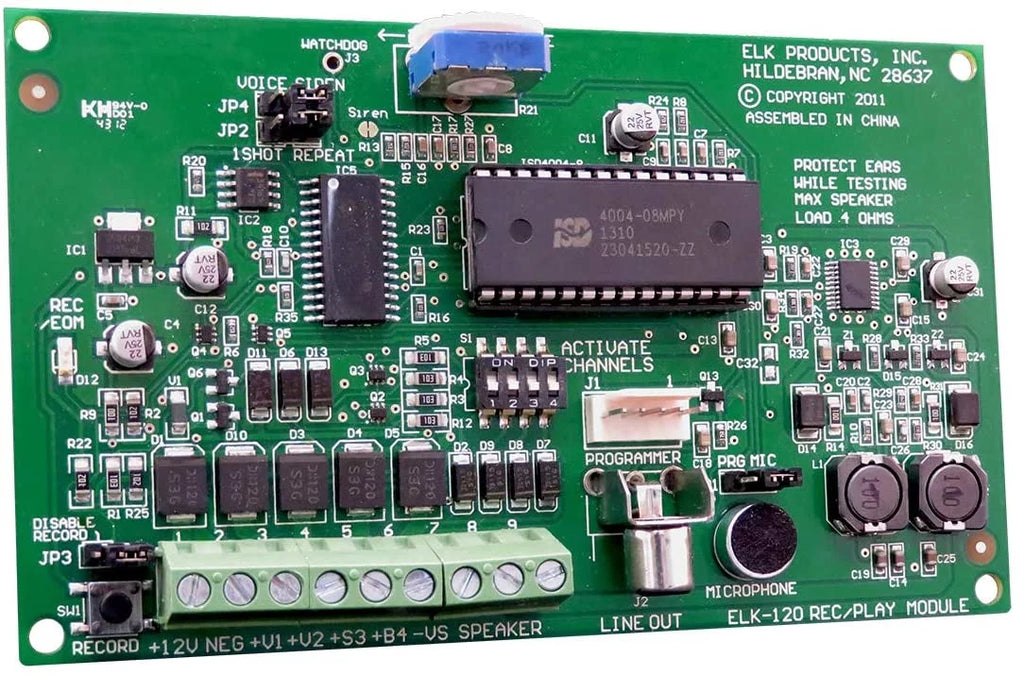 Recordable Voice/Siren Module H4515