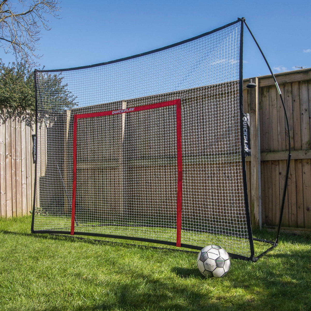 Free-Standing Sports Screen Soccer Goal and Ball Stop Net A231
