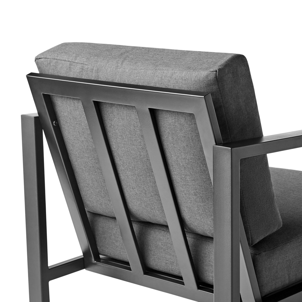 4-Piece Outdoor Patio Conversation Set, Seats 4, Gray M8802