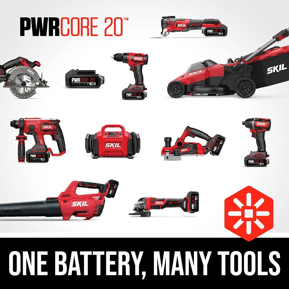 20V 1/2'' Drill Driver Kit with 2.0 Ah Lithium Battery & Charger K555