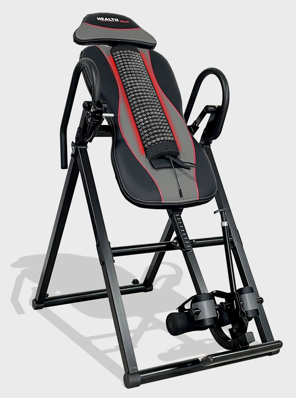 Black Acupressure Beads Heat and Vibration Massage Inversion Table X4296
