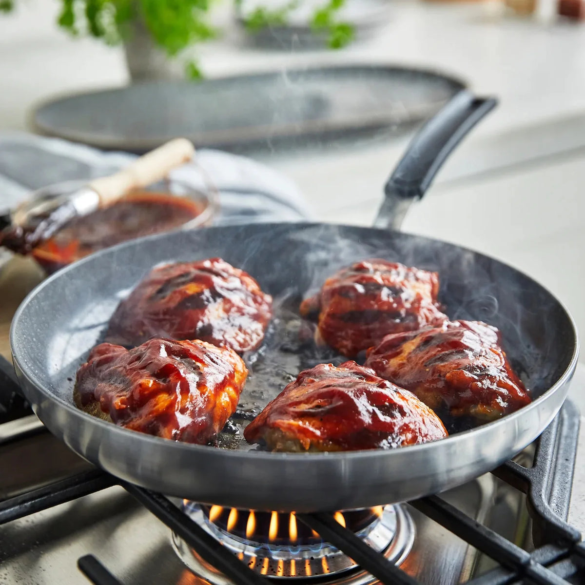 Stainless Steel Ceramic Nonstick 11-Piece Cookware Set V709