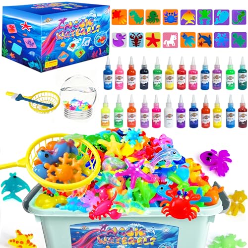 Magic Water Elf Toy Kit with 24 Magic Gels and 16 Sea Creature Molds J3789