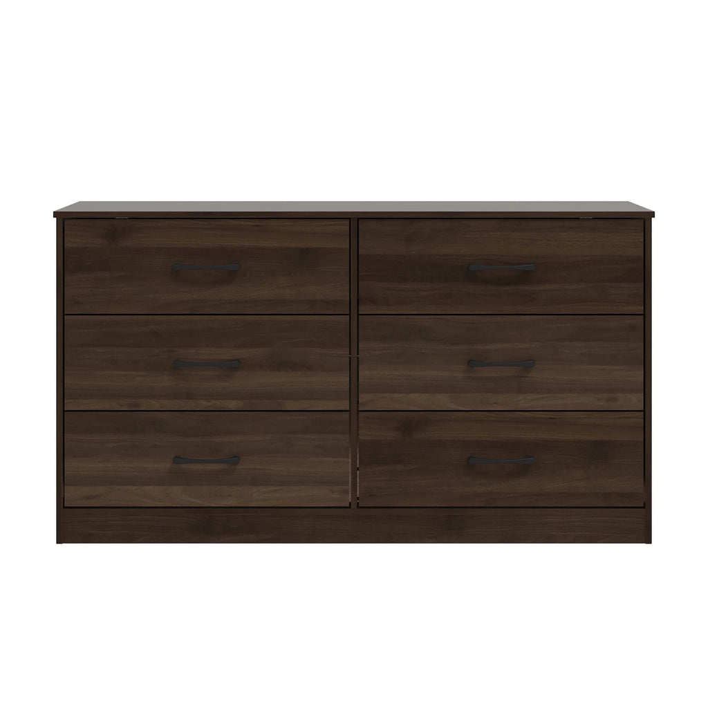 6 Drawer Dark Walnut Dresser R797325