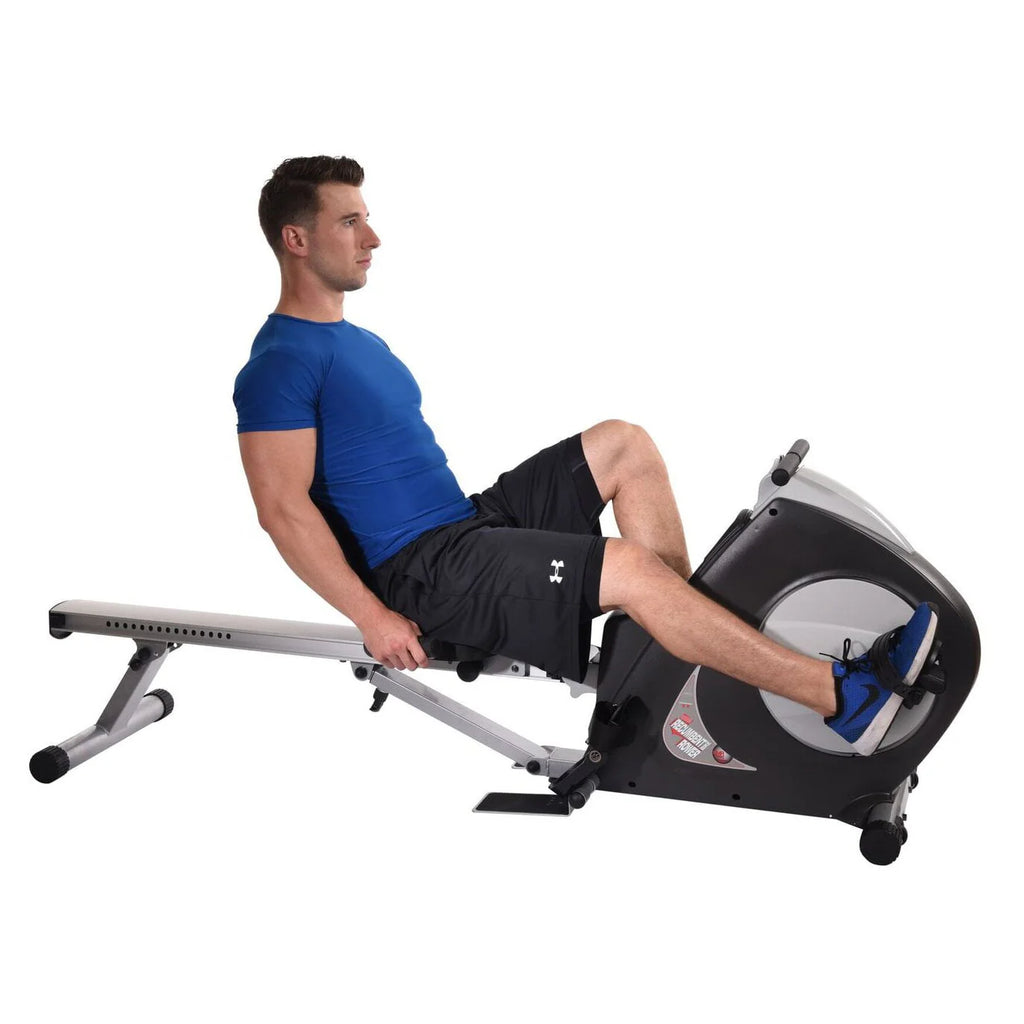 2 in 1 Recumbent Exercise Bike and Rower Machine N8719