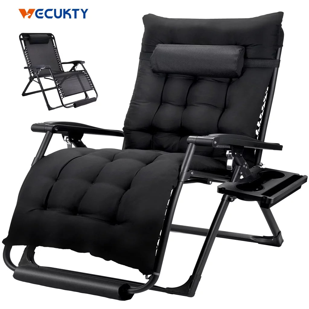 Oversized Zero Gravity Chair Black V754997
