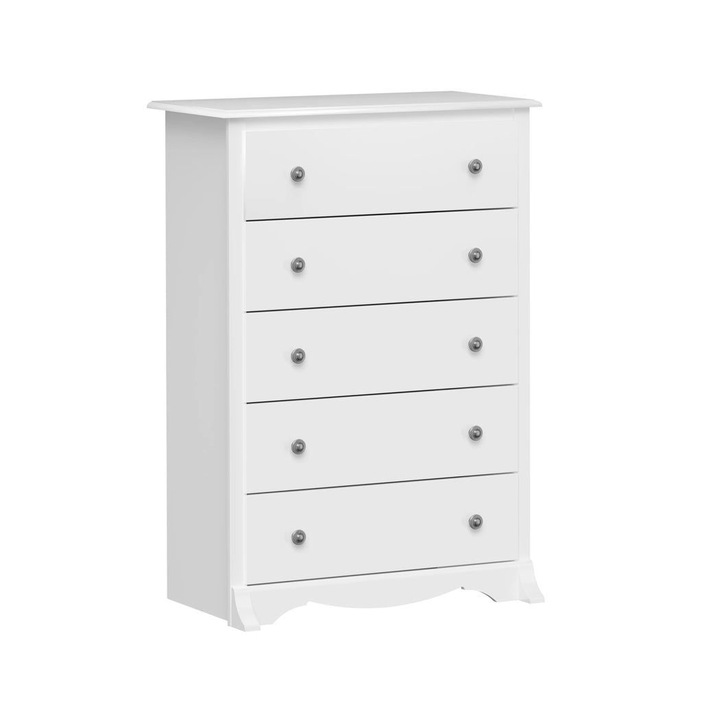 White 5-Drawer Chest of Drawers J45292
