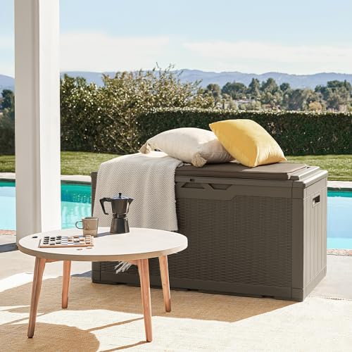 120 Gallon Waterproof Resin Deck Box E867