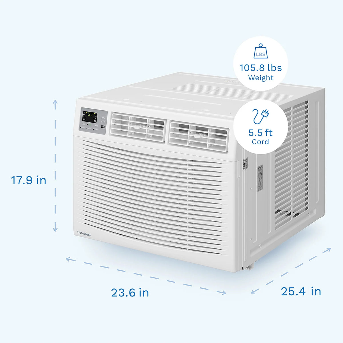 15000 BTU Window Air Conditioner with Digital Thermostat and Remote Control B65193