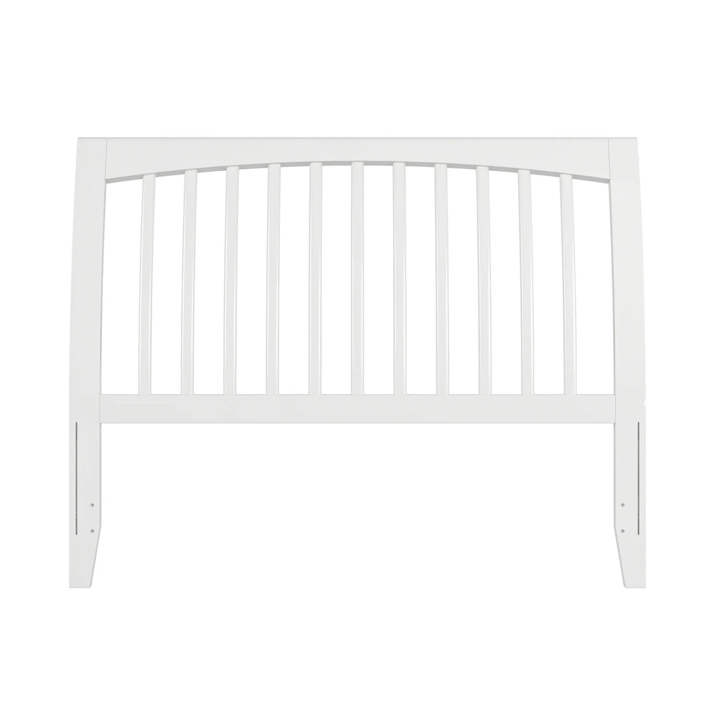 White Solid Wood Sleigh Headboard X76595
