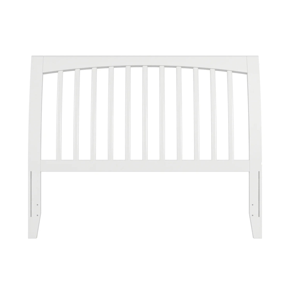 White Solid Wood Sleigh Headboard X76595